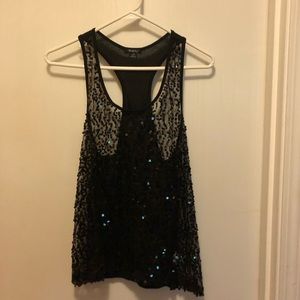 Sparkly tank top